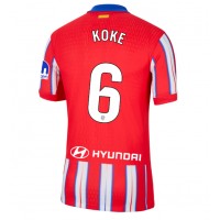 Dres Atletico Madrid Koke #6 Domáci 2024-25 Krátky Rukáv